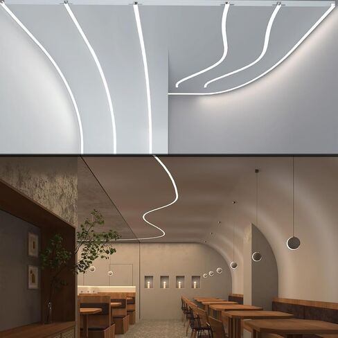 قناة LED Drywall القابلة للانحناء القابلة للانحناء 6 باك in Saudi Arabia