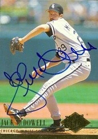 Jack McDowell autographed Baseball Card (Chicago Sox) 1994 Fleer Ultra #340 - Autographed Baseball Cards in Saudi Arabia