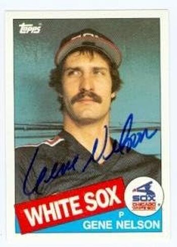 Gene Nelson Cardball Baseball Card (Chicago Sox) 1985 Topps #86t Traded Set - بطاقات البيسبول الموقعة in Saudi Arabia