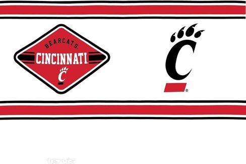 Tervis Cincinnati Bearcats - First String Made in USA Double Walled Insulated Tumbler Travel Cup Keeps Drinks Cold & Hot, 24oz, Classic in Saudi Arabia