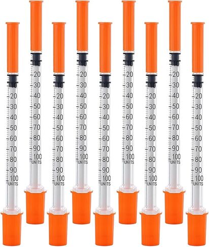 100pack 1ml محقنة مع إبرة 30g 1/2 "(13 مم) ، مستلزمات مختبر ملفوفة بشكل فردي (1cc 30g 1/2" -100pack) in Kuwait