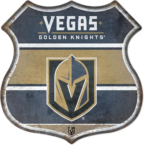 RICO Industries NHL Hockey Rustic Metal Sign in Kuwait