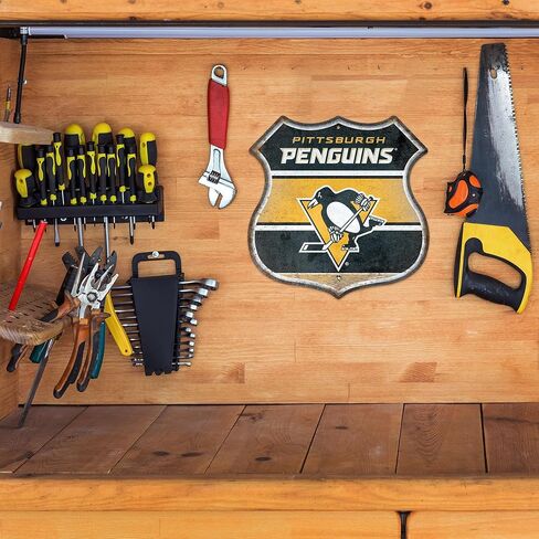 RICO Industries NHL Hockey Rustic Metal Sign in Kuwait