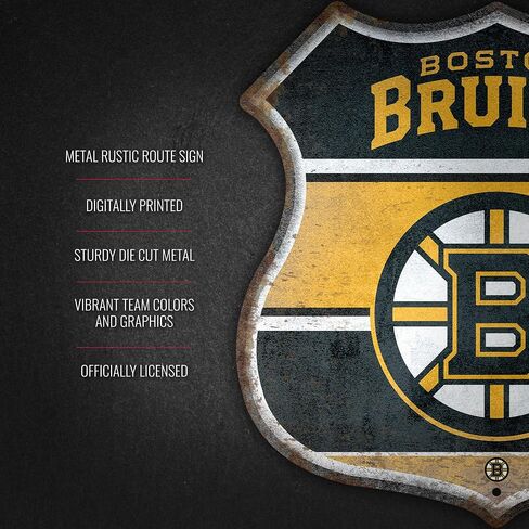 Rico Industries NHL Hockey Rustic Metal Route Sign in Saudi Arabia