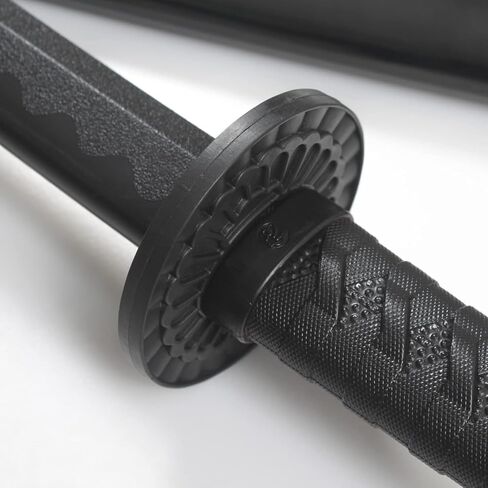 Samurai Katana Sword الياباني - شفرة تانغ كاملة من الصلب الكربوني الكامل مع حامل عرض ، سيف تقليدي IAIDO للديكور المنزلي والهدية in Kuwait