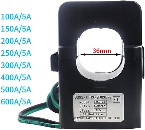 Split Core Current Transformer KCT-36 Current Sensor 100A 200A 250A 300A 400A 500A 600A Mini Current Transformer CT(150A 5A) in Saudi Arabia
