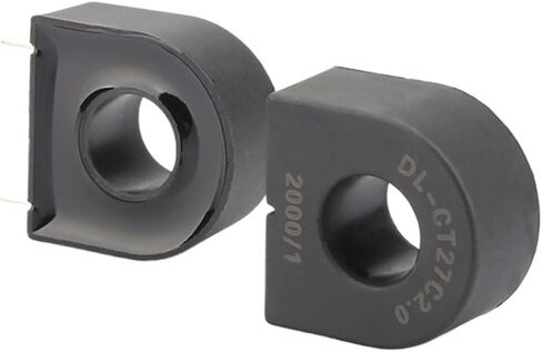 2 Pcs Mini AC Current Transformer Sensor DL-CT27C2.0 20A/10mA 40A:20mA 2000:1 PCB Package Low Voltage Transformer Casting Resin Cts in Saudi Arabia