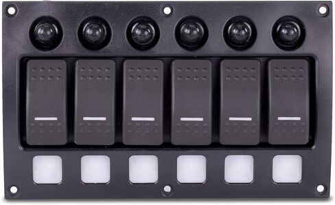Sierra SP21010, Switch Panel, Weather Resistant 6P Contura Rocker w/Circuit Breaker in Kuwait