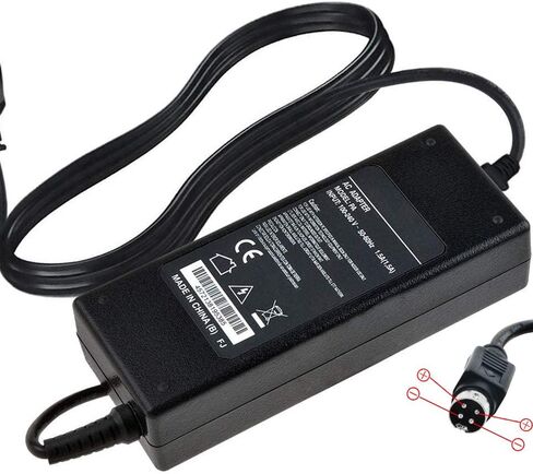 4-Pin 24V 5A AC/DC Adapter Charger متوافق مع التكنولوجيا. النموذج: سلك إمداد الطاقة STD-24050 in Saudi Arabia