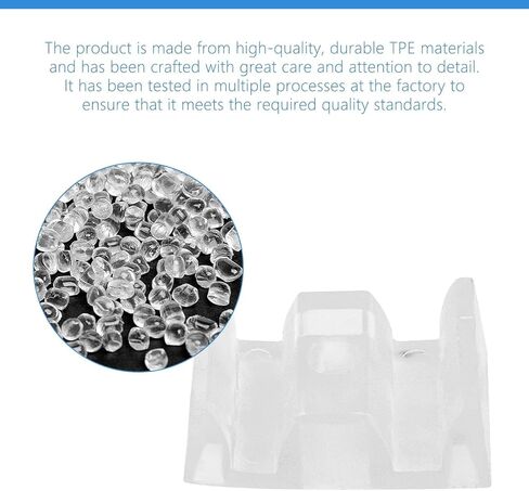 Shower Door Bumpers 2PCS Framed Sliding Shower Door Bottom Guide for All Kinds of Shower Glass Moving Doors,Clear Shower Doors Opaque Bumper Pads Replacement Parts Use with Sliding Tub Enclosure in Kuwait