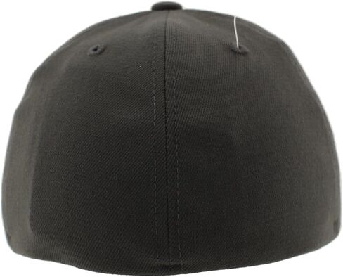 ZHATS Men's Standard NCAA Officially Licensed Fitted Hat ZH Patch Brick Charcoal, Grey, Medium in Saudi Arabia
