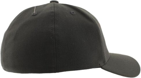 ZHATS Men's Standard NCAA Officially Licensed Fitted Hat ZH Patch Brick Charcoal, Grey, Medium in Saudi Arabia