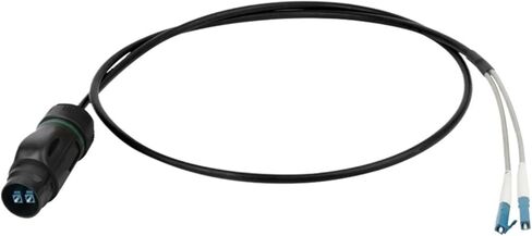 BD24 Industrial Connector IP68 Plastic Aviation Room Network LC Fiber Optic Butt Connector(Fiber plastic female seat) in Saudi Arabia