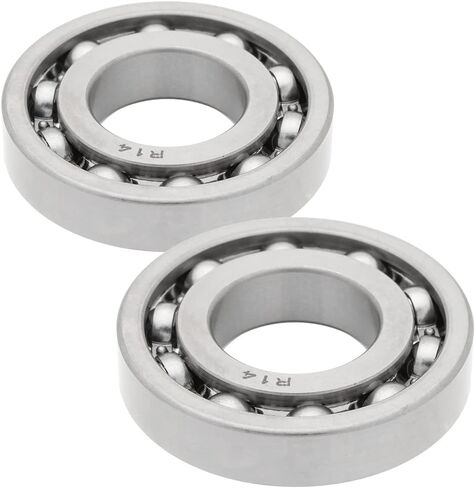 [2-pack] R14-Open-Groove Deep Groove Ball Radial Ball 0.875 in x 1.875 in x 0.375 in (id x od x w) | 22.225 مم × 47.625 مم × 9.525 مم (معرف x od x w) ، التصميم المفتوح in Saudi Arabia