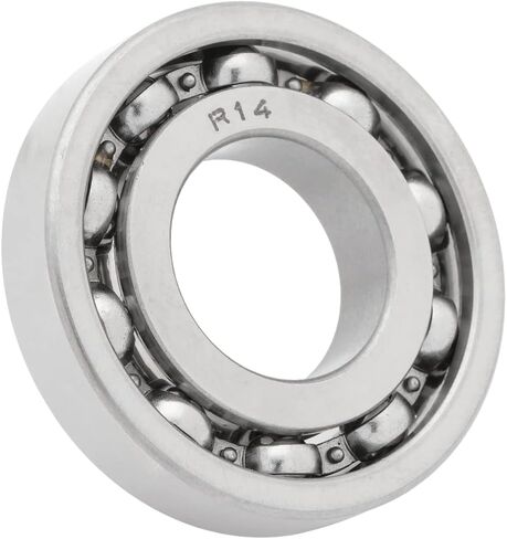 [2-pack] R14-Open-Groove Deep Groove Ball Radial Ball 0.875 in x 1.875 in x 0.375 in (id x od x w) | 22.225 مم × 47.625 مم × 9.525 مم (معرف x od x w) ، التصميم المفتوح in Saudi Arabia