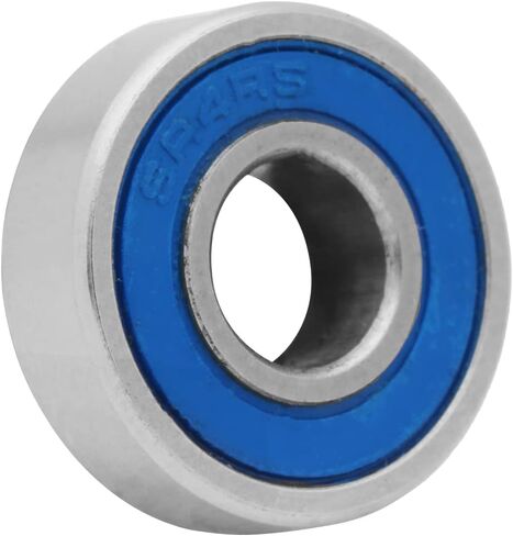 [10 عبوات] SR4-2RS-كرة قاسية من الفولاذ المقاوم للصدأ تحمل الكرة الشعاعية 0.25 في × 0.625 في x 0.196 في (ID X OD X W) | 6.35 مم × 15.875 مم × 4.978 مم (معرف x od x w) بختم مطاطي مزدوج in Saudi Arabia