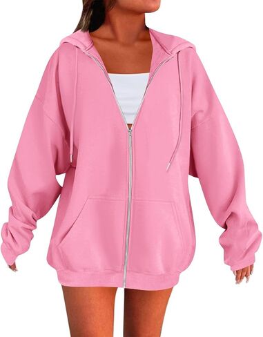 zip up هوديي نساء من النوع الثقيل ذو الأكمام المقنعين ذات الأكمام الطويلة in Saudi Arabia