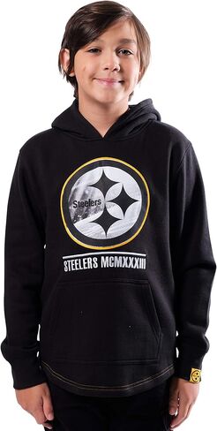 Ultra Game NFL Boys Soft Fleece Pullover Hoodie Sweatshirt in Saudi Arabia