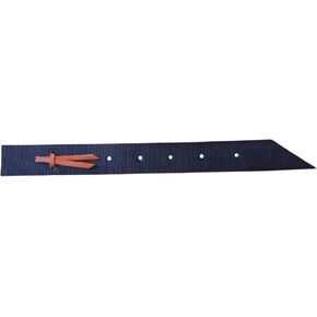 Villanos Arts - NYLON OFF BILLET STRAP ، 39 × 2 بوصات ، تصميم 5 حفرة معزز مع ربطة عنق جلدية ، حزام شاق لربط المقاس بالسرج ، نايلون قبالة البليت للسرج الغربي. in Kuwait