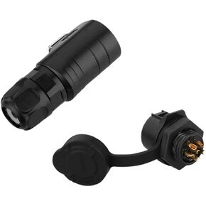 LP12 plastic single hole aviation 2 3 4 5 7 8 core threaded panel mount waterproof connector ip68(8 core) in Saudi Arabia