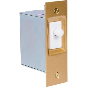 SQ11301 600-Wat Electrical Door Switch, 125V AC, Brass/White in Saudi Arabia