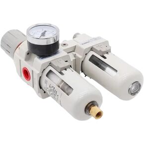 Metallic AC2010-02 AC3010-03 AC4010-04 Pneumatic Pressure Regulator Oil Water Separator Manual Drainage Compressor Air Filter.(AC4010-06) in Saudi Arabia