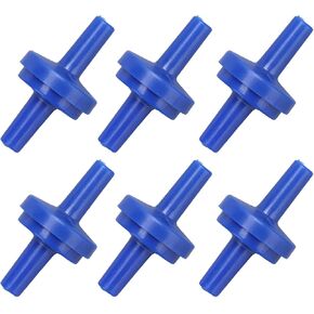 10Pcs One Way Check Valve PP Plastic Transparent Check Valve Garden Irrigation Hose Non Return Valve Aquarium Tank Air Pump One Way Valve Pagoda Joint (7mm transparent) in Saudi Arabia