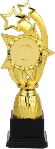 Golden Plastic Kids Trophy - 9.84 بوصة جائزة الكأس متعددة الوظائف لتخرج رياض الأطفال ، وزينة الفصول الدراسية ، والمسابقات ، والاحتفالات in Kuwait