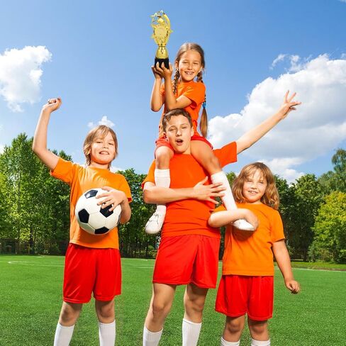 Golden Plastic Kids Trophy - 9.84 بوصة جائزة الكأس متعددة الوظائف لتخرج رياض الأطفال ، وزينة الفصول الدراسية ، والمسابقات ، والاحتفالات in Kuwait