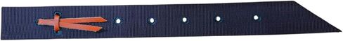 Villanos Arts - NYLON OFF BILLET STRAP ، 39 × 2 بوصات ، تصميم 5 حفرة معزز مع ربطة عنق جلدية ، حزام شاق لربط المقاس بالسرج ، نايلون قبالة البليت للسرج الغربي. in Kuwait