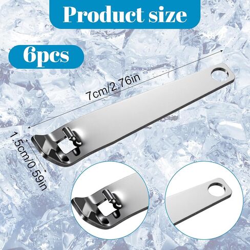 6 PCS VIAL PENER MINI VIAL DECAPPER BOTTE CAP فتاحة قطع الرأس الافتتاحية المزيل in Kuwait