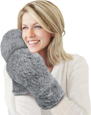SuzziPad Heated Gloves for Arthritis Hands, Microwavable Arthritis Gloves for Women for Pain, Stiff Joints, Carpal Tunnel, Trigger Finger, Washable Hand Warmers, Hand Heating Pad Gifts for Elderly in Kuwait