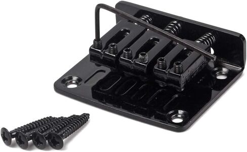 Alnicov Electric Guitar Bridge，Adjustable 3 String Fixed Guitar Bridge for Cigar box Electric Guitar in Saudi Arabia