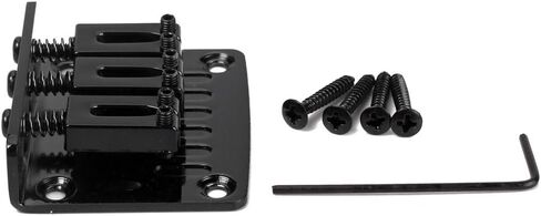Alnicov Electric Guitar Bridge，Adjustable 3 String Fixed Guitar Bridge for Cigar box Electric Guitar in Saudi Arabia
