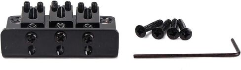 Alnicov Electric Guitar Bridge，Adjustable 3 String Fixed Guitar Bridge for Cigar box Electric Guitar in Saudi Arabia