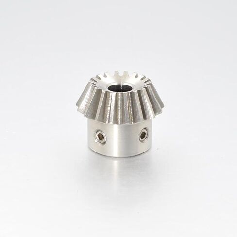 Small Bevel Gear, 1pc 1 Modules 20T/40T Stainless Steel Bevel Gear for Motor, Speed Ratio 1:2, Bore 10mm(1 Modulus 40 Teeth,Bore 8mm) in Saudi Arabia