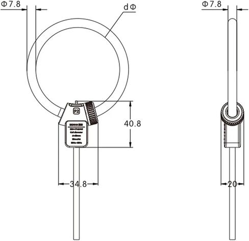 0.5 Class Current Transformer CTLS2 Aperture 1000A Flexible Opening Large Current Differential Current(Stroke 60mm) in Saudi Arabia