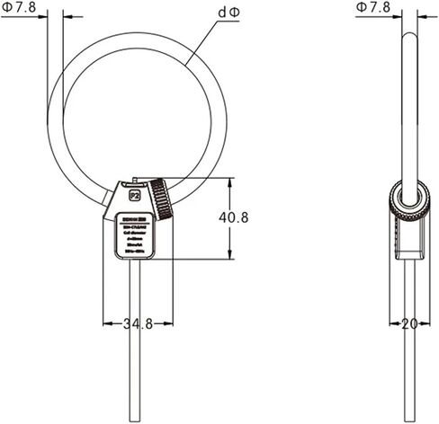 0.5 Class Current Transformer CTLS2 Aperture 1000A Flexible Opening Large Current Differential Current(Stroke 60mm) in Saudi Arabia