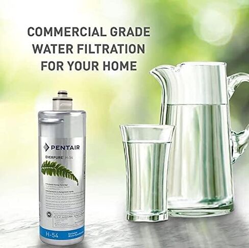 Pentair Everpure H-54 Quick-Change Replacement Cartridge, EV925268, NSF Certified to Reduce Lead, For Use in Everpure H-54 Drinking Water System, 750 Gallon Capacity, 0.5 Micron in Saudi Arabia