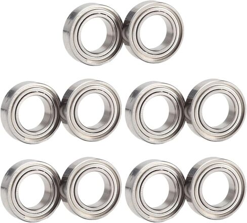 BORDSTRACT MR149ZZ Deep Groove Ball Bearings, 10pcs 9mm x 14mm x 4.5mm Bearing Steel Micro Machine Parts Double Sided Metal Sealed Power Transmission Bearings for Rotating Machinery in Saudi Arabia