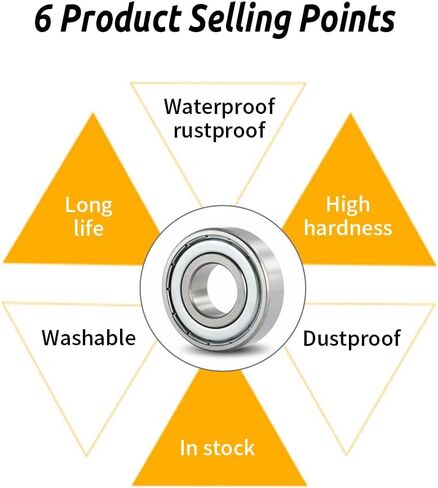 BORDSTRACT MR149ZZ Deep Groove Ball Bearings, 10pcs 9mm x 14mm x 4.5mm Bearing Steel Micro Machine Parts Double Sided Metal Sealed Power Transmission Bearings for Rotating Machinery in Saudi Arabia