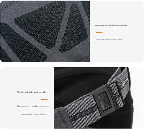 قبعة Aeromesh Sport ، Stead Essentials شبكات أداء فائقة الأداء للرجال للرجال خفيفة الوزن وسريعة الجفاف وقابلة للتعديل in Kuwait