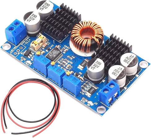 DAOKI LTC3780 Voltage Regulator Module DC 5V-32V to 1V-30V 10A Constant Voltage Current Automatic Converter Step Up Down Regulator Charging Module with Cable in Saudi Arabia