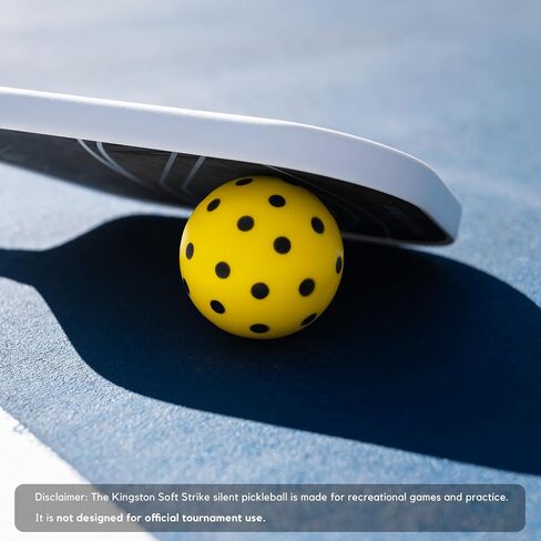 Soft Strike Silent Pickleballs - مجموعة الرغوة الهادئة النهائية لممارسة كرة المخلل الداخلية/الخارجية. كرات المخللات الناعمة التي تحاكي الارتداد الدقيق للكرات الحقيقية in Saudi Arabia