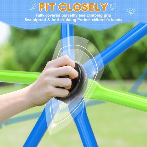 Climbing Dome Jungle Gym 6ft Outdoor Playset Kids Playground Equipment in Saudi Arabia