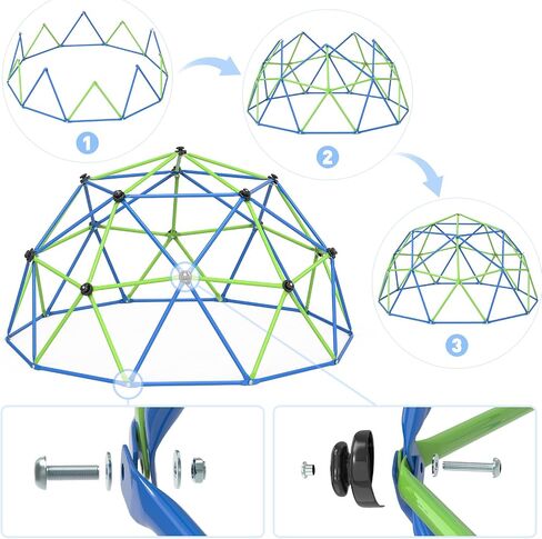 Climbing Dome Jungle Gym 6ft Outdoor Playset Kids Playground Equipment in Saudi Arabia