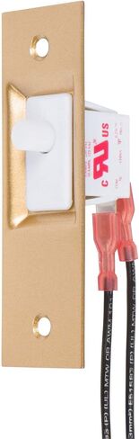 SQ11301 600-Wat Electrical Door Switch, 125V AC, Brass/White in Saudi Arabia