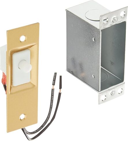 SQ11301 600-Wat Electrical Door Switch, 125V AC, Brass/White in Saudi Arabia