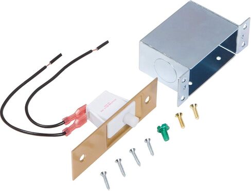 SQ11301 600-Wat Electrical Door Switch, 125V AC, Brass/White in Saudi Arabia