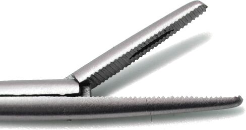 2 Pcs Micro Forceps 3.3" and 8" ENT Surgical Ear Serrated Stainless Steel Insruments in Saudi Arabia